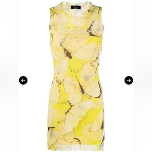 BLUMARINE Butterfly Print Dress
